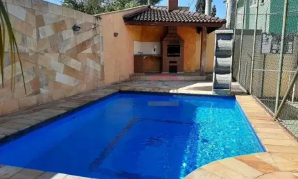 SOBRADO NO JARDIM VIRGINIA BIANCA, 3 SUITES, PISCINA, QUADRA, 8 VAGAS