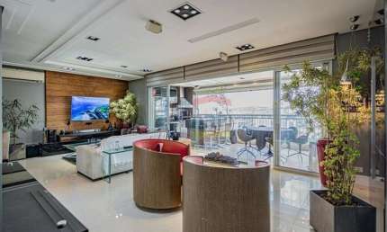Apartamento de Luxo com Vista Skyline e Varanda Gourmet - Edifício Sollo