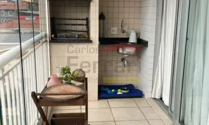 Apartemento 3 dormitorios, 1 suite carandiru, varanda gourmet