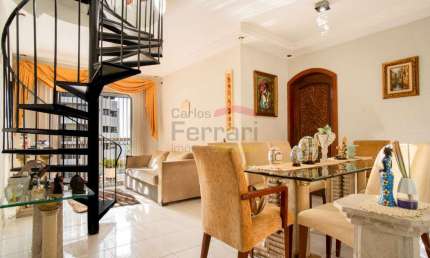 Apartamento cobertura à venda no Jardim São Paulo, 4 quartos, 1 suiíte, 3 vagas
