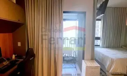 Studio confortável mobiliado para venda com 25m² próx. metro oscar freire