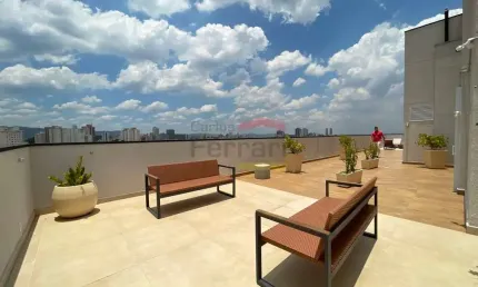 Apartamento com 1 suíte com armários ,varanda,  próximo ao metrô parada inglesa e jardim são paulo