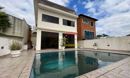 Casa Térrea Assobradada 464m² Jardim São Bento 4 suítes 6 vagas piscina churrasqueira salão de festa