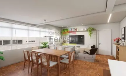 Apartamento a venda, Higienópolis, 140 metros, 2 suítes 1 Vaga