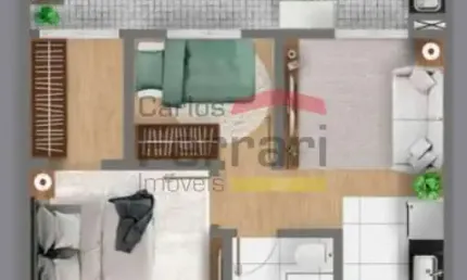 Apartamento Garden 58m² Perdizes 2 dormitórios sem vaga Salão de Festa Coworking FirePlace Playgroud