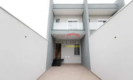 Sobrado Novo com 3 Suítes, Espaço Gourmet e 2 Vagas - Parada Inglesa