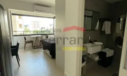 oportunidade de 1 dormitório com mobília, com lazer completo.
