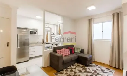 Apartamento  tipo studio, contendo 1 dormitório, sem vaga de garagem