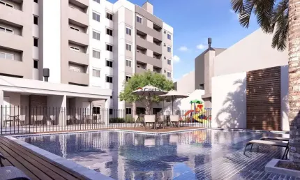 Apartamentos de 2 dormitórios com sacada, churrasqueira e vaga de garagem NÁPOLES CLUBE RESIDENCIAL