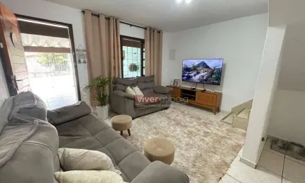 Casa com 3 dormitórios à venda, 80 m² por r$ 480.000 - centro - atibaia/sp