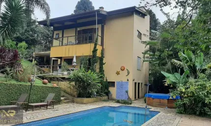 Casa em condomínio para venda em cotia, granja caiapiá, 3 dormitórios, 3 suítes, 5 banheiros, 8 vagas