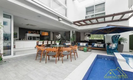 Casa com 4 dormitórios à venda, 485 m² por r$ 6.480.000,00 - jurerê - florianópolis/sc