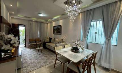 Casa com 3 dormitórios à venda no condomínio Chácaras da Aldeia, 164 m² por R$ 490.000 - São Pedro da Aldeia/RJ