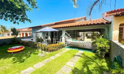 Casa com 6 suítes à venda ou p/LOCAÇÃO no Cond. Moinhos da Aldeia - Balneário,250 m² por R$ 1.400.000 ou R$7,650,00 - São Pedro da Aldeia/RJ