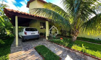 Casa com 2 dormitórios à venda, 116 m² por R$ 300.000 - Cond. Solar da Lagoa - Recanto do Sol - São Pedro da Aldeia/RJ