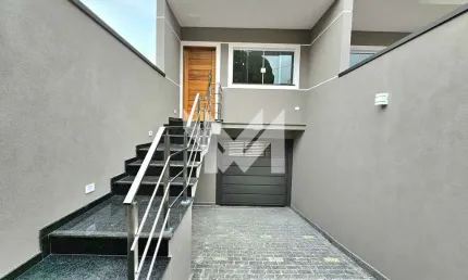 SOBRADO NOVO COM 3 QUARTOS SENDO 1 SUÍTE E 4 VAGAS DE GARAGEM PARA VENDA NA VILA MEDEIROS