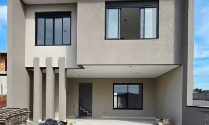 Casa em condomínio fechado com 4 quartos à venda na Rua Manoel Martins, 905, Costeira, São José dos Pinhais, 156 m2 por R$ 950.000