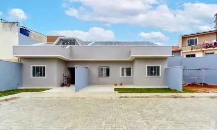 Casa em condomínio fechado com 3 quartos à venda na rua jundiaí do sul, sítio cercado, curitiba, 69 m2 por r$ 455.000