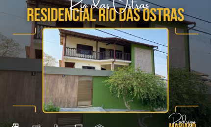 Vendo linda casa com 4 quartos no Residencial Rio das Ostras