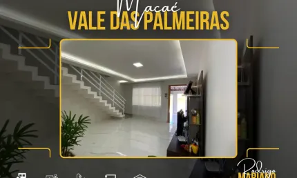 Vendo maravilhosa casa com 3 quartos no Vale das Palmeiras em Macaé