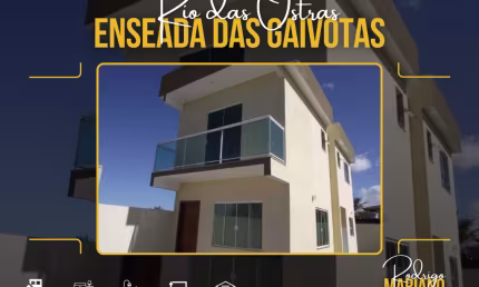 Vendo ótima casa com 2 suítes na Enseada em Rio das Ostras