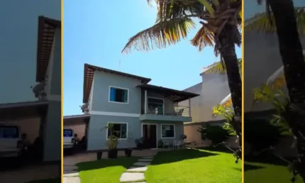 Vendo maravilhosa casa com 5 dormitórios no Village em Rio das Ostras