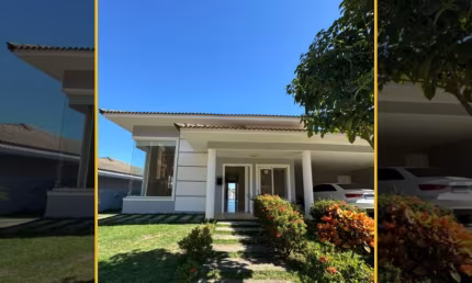 Alugo luxuosa casa linear com 3 dormitórios na Lagoa em Macaé