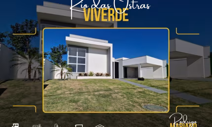 Vendo casa espetacular linear com 3 dormitórios no Viverde em Rio das Ostras