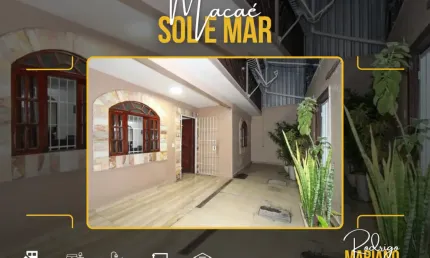 VENDO MARAVILHOSA CASA COM 4 DORMITÓRIOS NO SOL Y MAR EM MACAÉ