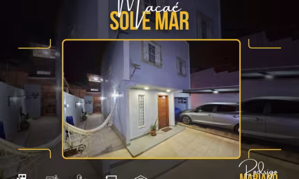 VENDO MARAVILHOSA CASA COM 3 DORMITÓRIOS NO SOL Y MAR EM MACAÉ