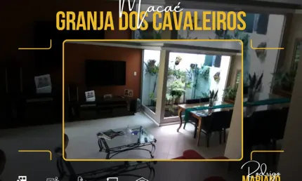 VENDO CASA MARAVILHOSA CASA COM 3 DORMITÓRIOS E PISCINA NA GRANJA DOS CAVALEIROS EM MACAÉ
