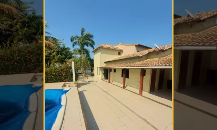VENDO LINDA CASA COM 2 SUÍTES E PISCINA EM BARRA DE SÃO JOÃO