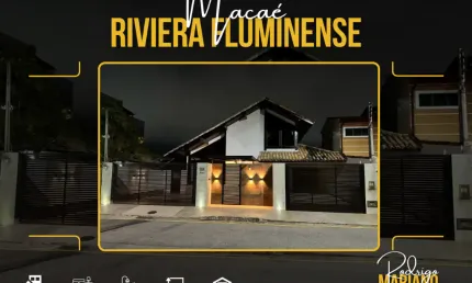 VENDO CASA ESPETACULAR COM 3 DORMITÓRIOS NO RIVIERA EM MACAÉ