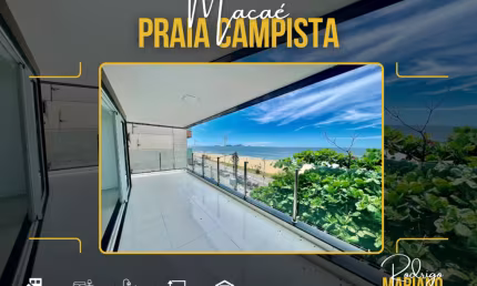 ALUGO LINDO APARTAMENTO COM 3 DORMITÓRIOS NA PRAIA CAMPISTA EM MACAÉ