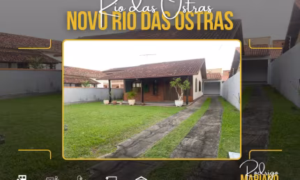 ALUGO ÓTIMA CASA LINEAR COM 2 DORMITÓRIOS NO NOVO RIO DAS OSTRAS