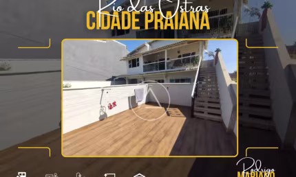 ALUGO LINDA CASA COM 3 DORMITÓRIOS NA CIDADE PRAIANA EM RIO DAS OSTRAS