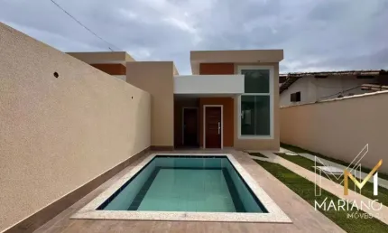 VENDO LINDA CASA LINEAR  COM 3 QUARTOS NO VILLAGE EM RIO DAS OSTRAS