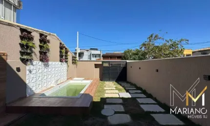 VENDO MARAVILHOSA CASA COM 3 DORMITÓRIOS E PISCINA NO RECREIO EM RIO DAS OSTRAS