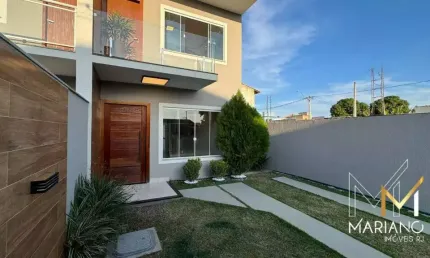 VENDO LINDA CASA COM 2 SUÍTES NO CHACARA MARILEIA EM RIO DAS OSTRAS