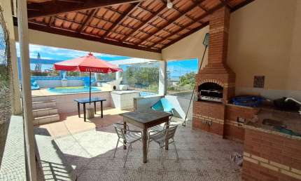 ACEITO PERMUTA- Linda e Ampla Casa Duplex Vista Mar Piscina Churrasqueira Oportunidade