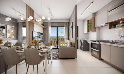 Apartamento com 2 quartos à venda na Avenida Presidente Wenceslau Braz, 1771, Lindóia, Curitiba por R$ 450.790