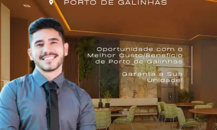 Apartamento em Porto de Galinhas | 1 Quarto | Perto do Centrinho | Alta Rentabilidade