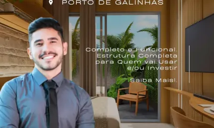 Apartamento em Porto de Galinhas | Pertinho do Mar | Alta Rentabilidade | Lazer Completo