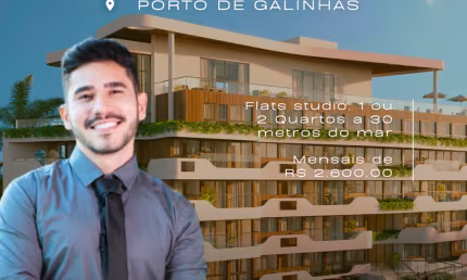 Apartamento em Porto de Galinhas | 1 e 2 Quartos |  Perto do Mar e do Centrinho | Alta Rentabilidade