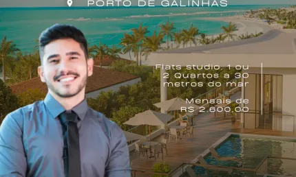 Apartamento em Porto de Galinhas | 1 e 2 Quartos |  Perto do Mar e do Centrinho | Alta Rentabilidade