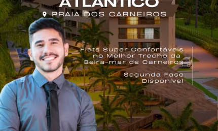 Apartamento Beira-mar na Praia dos Carneiros | Melhor Trecho | 1 Quarto | Lazer Completo