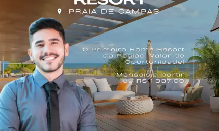 Apartamento em Carneiros | Praia de Campas | Conceito Resort | Alta Rentabilidade | Lazer Completo