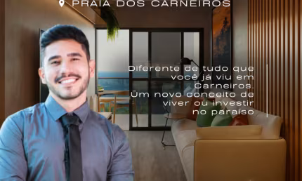 Apartamento na Praia dos Carneiros | 2 Quartos | Pertinho do Mar e do Acquaventura