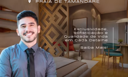 Apartamento na Praia de Tamandaré | A 50 do Mar | Fluxo de Pagamento Facilitado