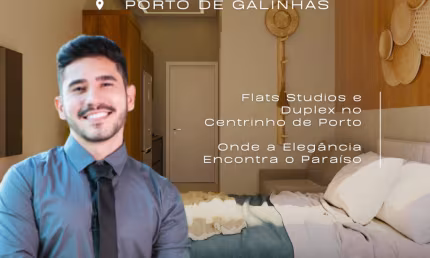 Flat no Centrinho de Porto de Galinhas | Alta Rentabilidade
